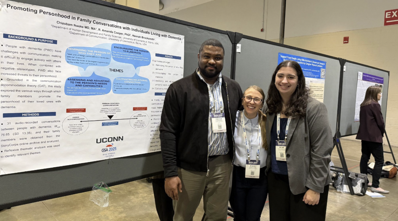Hannah at UConn GSA conference