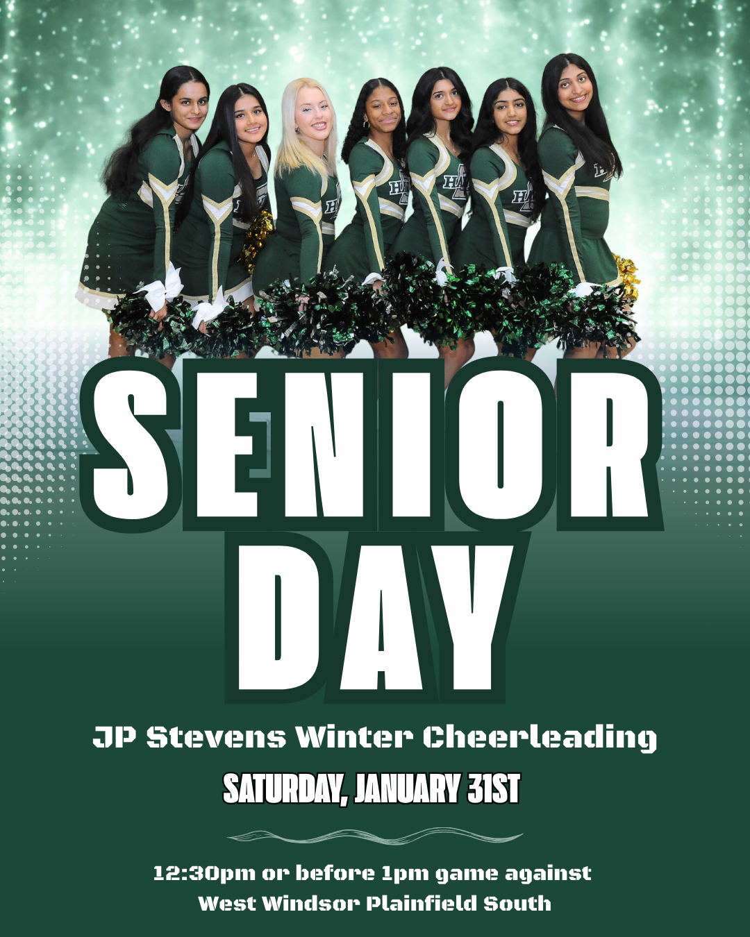 JP Stevens Cheerleading Senior Night