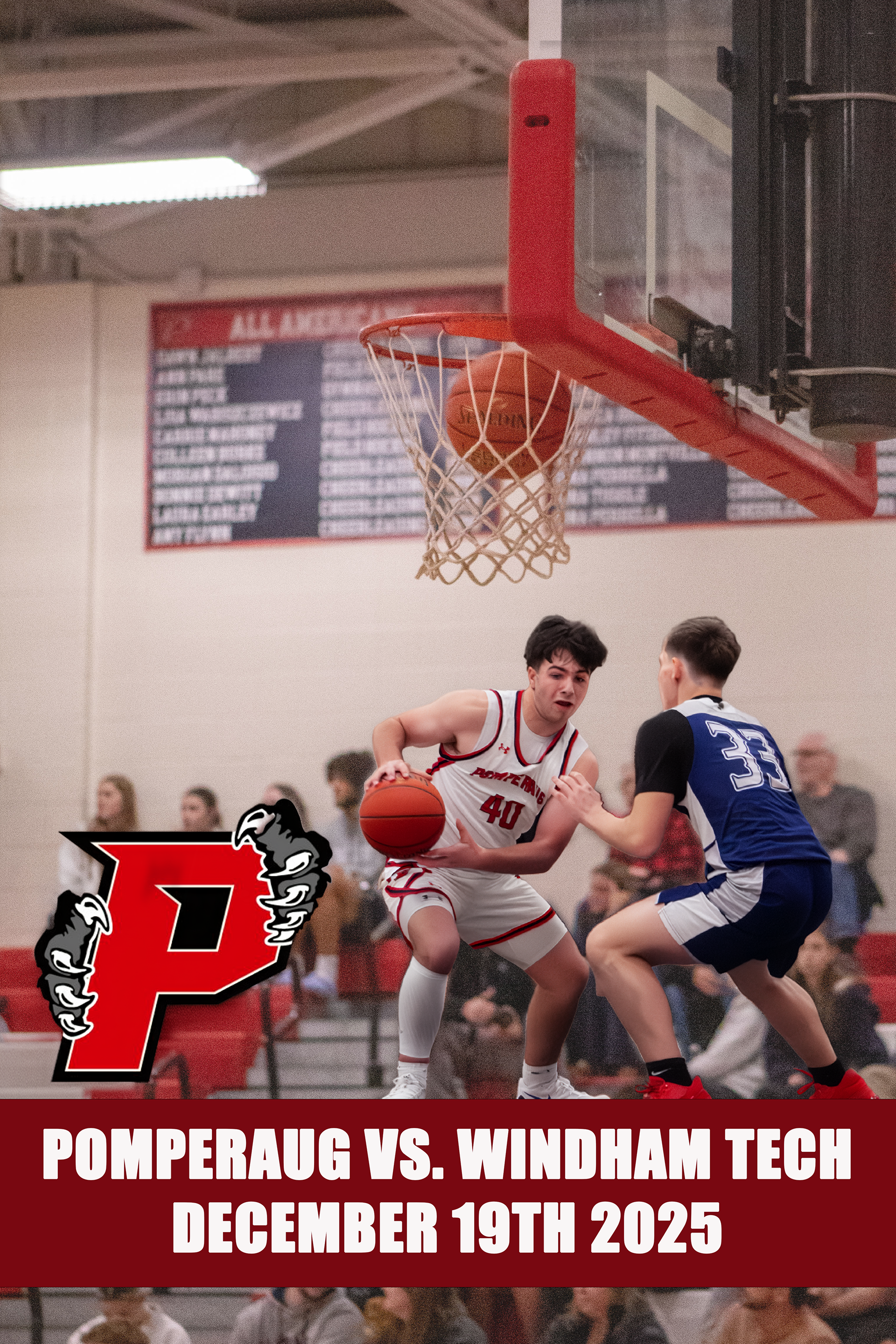 Pomperaug vs Windham Tech Basketball
